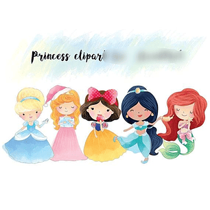 Kit Digital Princesas da Disney 01