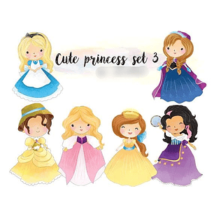 Kit Digital Princesas da Disney 03 