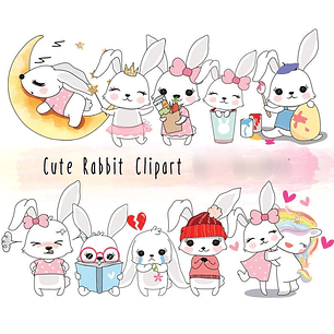 Kit Digital Coelhinhas 