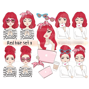 Kit Digital Cabelos Ruivos 08