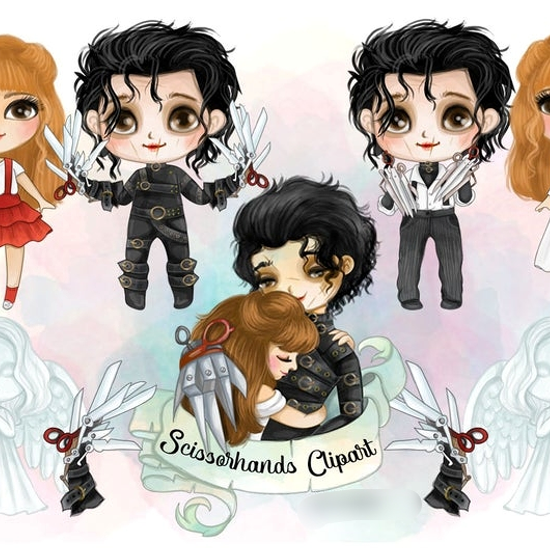 Kit Digital Edward Mãos de Tesoura  1