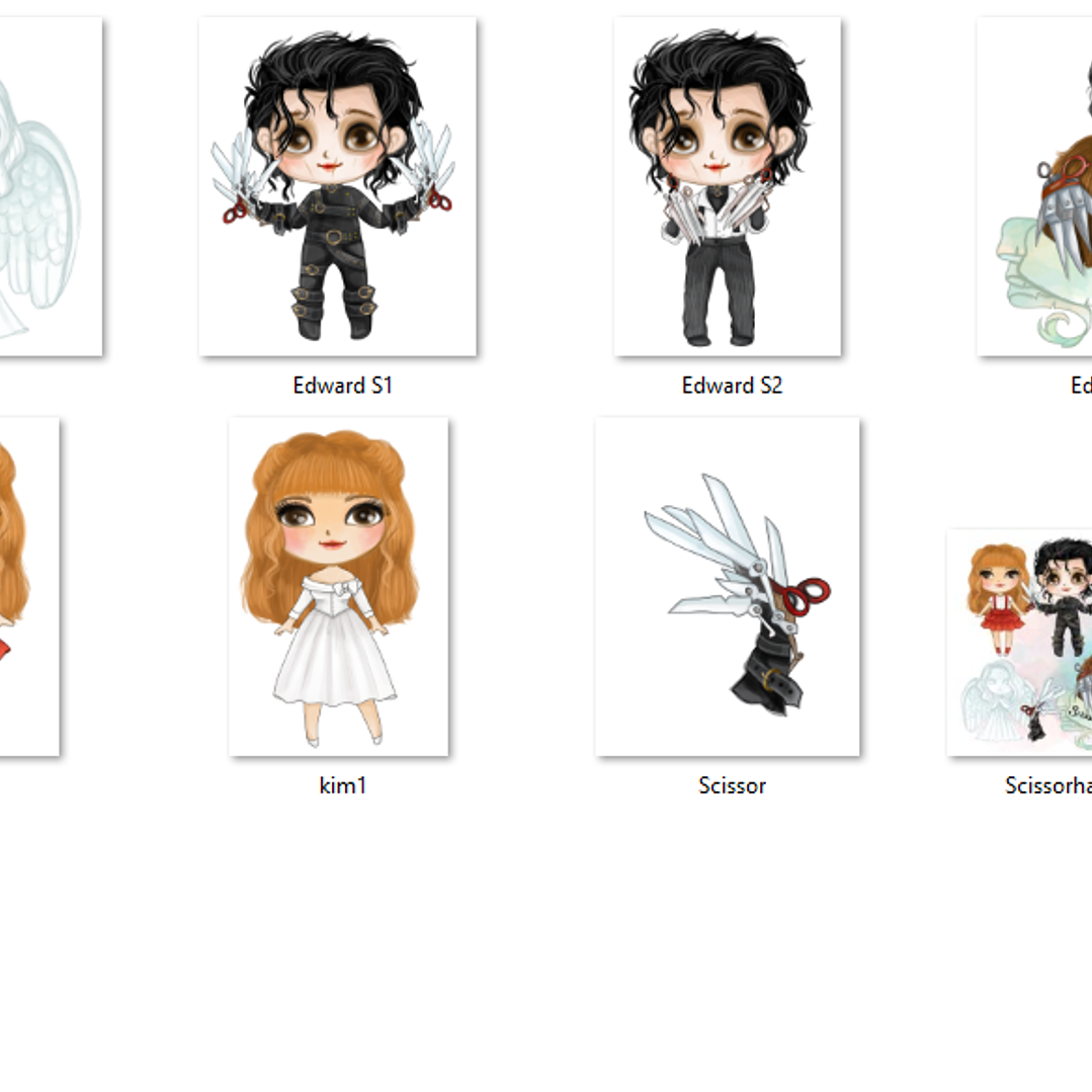 Kit Digital Edward Mãos de Tesoura  2