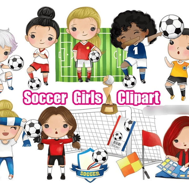 Kit Digital Meninas do Futebol  1