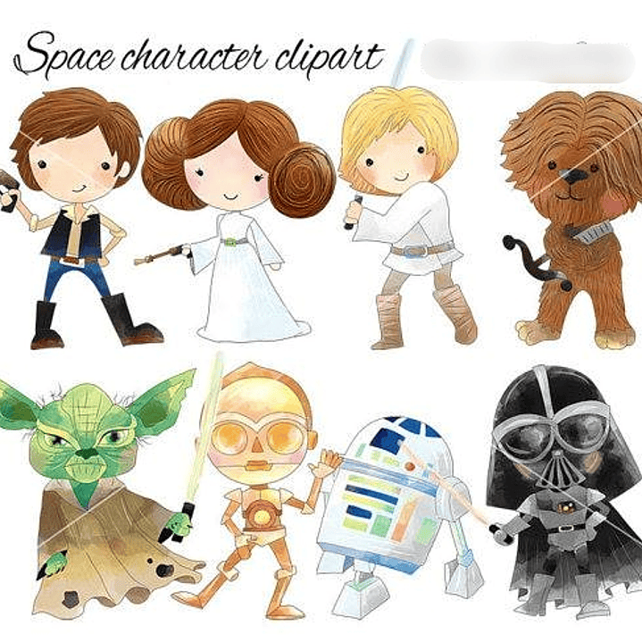 Kit Digital Personagens Espaciais  1