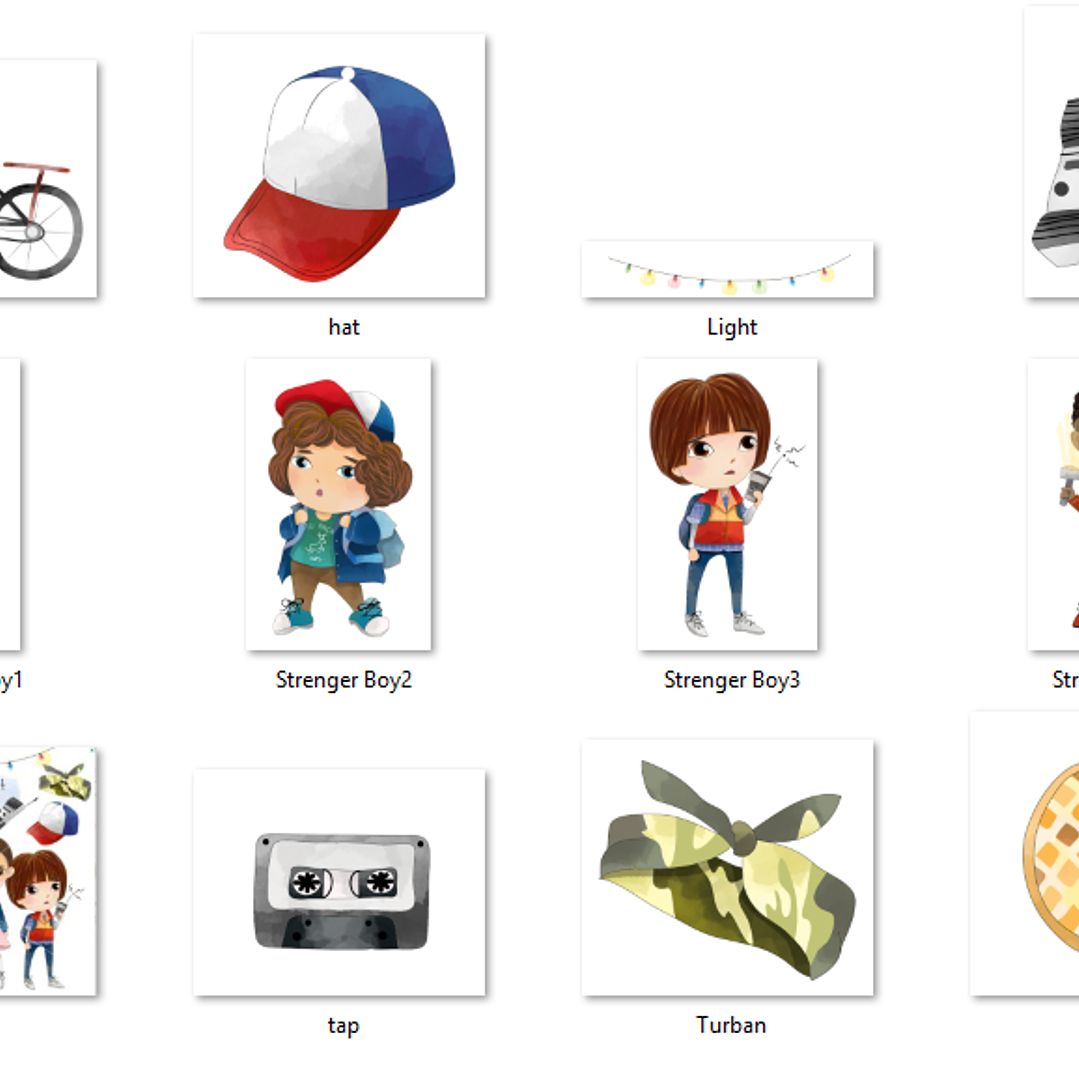 Kit Digital Stranger Things  2