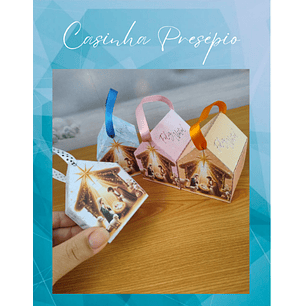 Arquivo Natal Casinha Presépio - PERFEITA ARTE