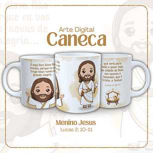 Arquivo Caneca Menino Jesus - Artes da Elai 