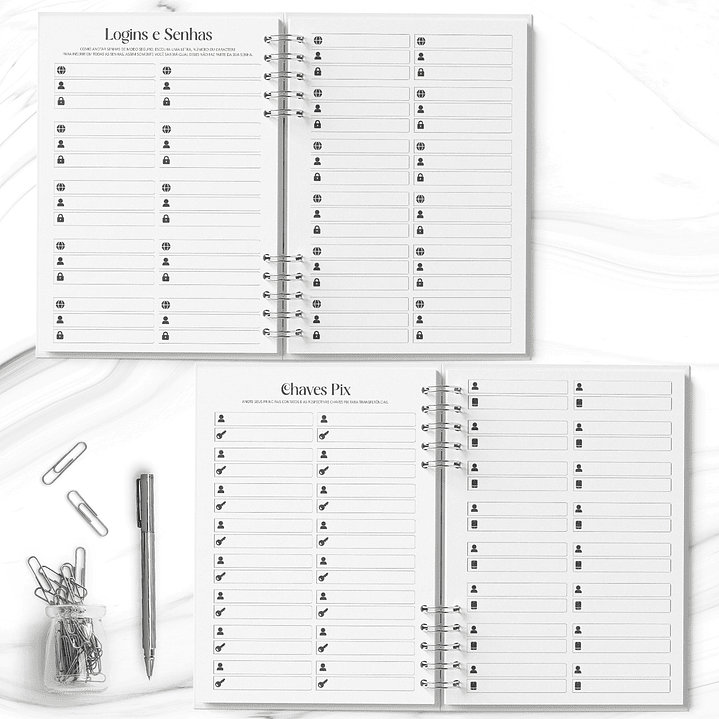 Arquivo Miolo Planner Neutro 2026 - Bicho Papel  5