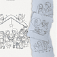 Kit Digital Natal Nasceu o Salvador para Colorir - Carinas Paper  - Thumbnail 2