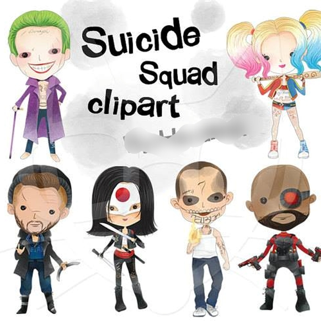 Kit Digital Esquadrão Suicida  1