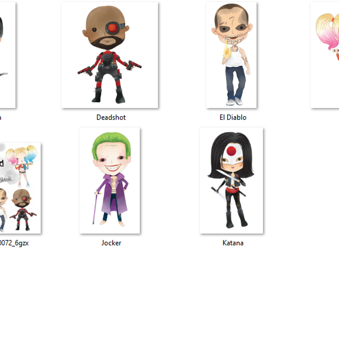 Kit Digital Esquadrão Suicida  2