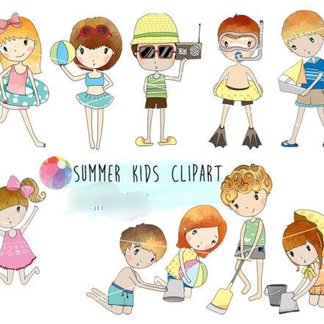 Kit Digital Crianças Verão  1