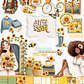 Kit Digital Alma de Girassol Ilustrações e Papéis - TITA - Thumbnail 2