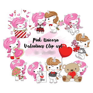 Kit Digital Dia dos Namorados Unicórnio 