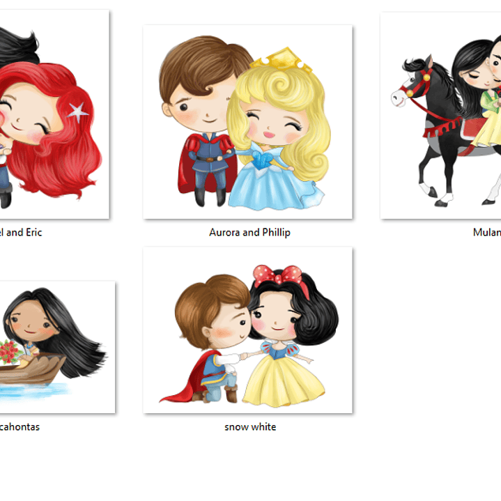 Kit Digital Dia dos Namorados Princesas 02  2