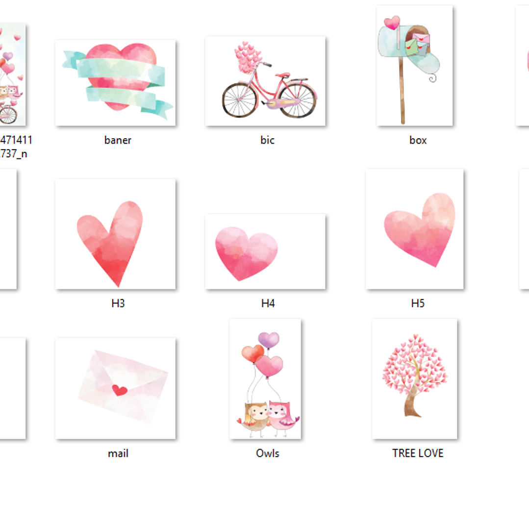 Kit Digital Dia dos Namorados Passarinhos  2