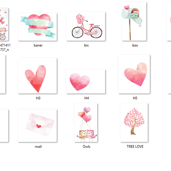 Kit Digital Dia dos Namorados Passarinhos  2