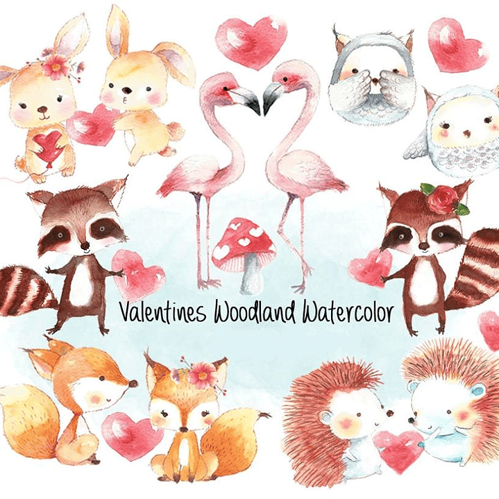 Kit Digital Dia dos Namorados Animais 02 1