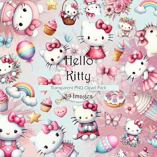 Kit Digital Hello Kitty Mundo Doce 