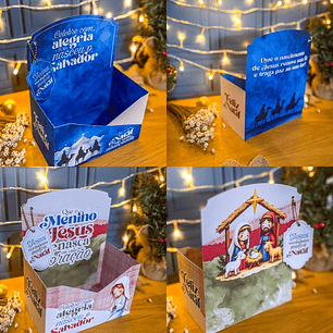 Arquivo Natal Caixa Envelope - Letterinhas 