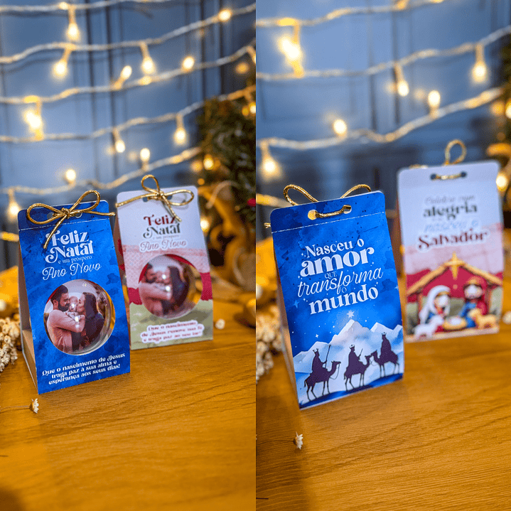 Arquivo Natal Porta Bola Acrílica - Letterinhas  1