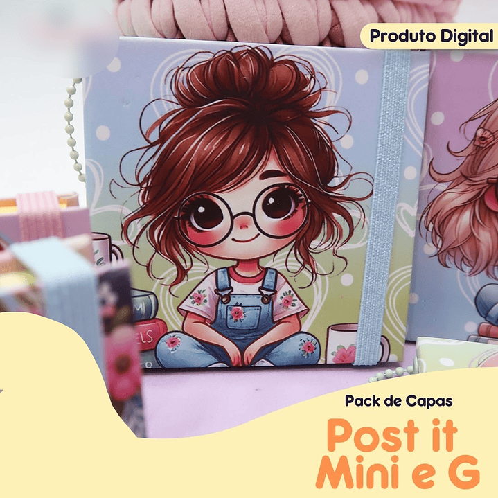 Arquivo Pack Capas Post It Mini e G - Lidiane  4