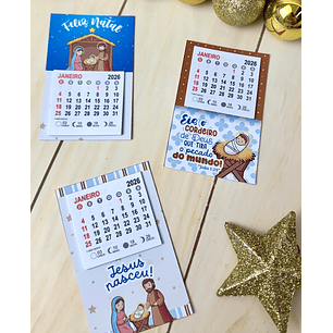 Arquivo Natal Calendário Imã de Geladeira - Madi 