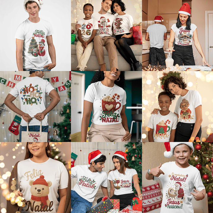 Arquivo Natal Combo Tshirt - Originale  2