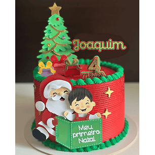 Arquivo Topo de Bolo Meu Primeiro Natal - Artesanou 