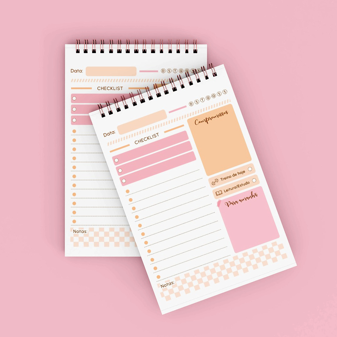 Arquivo Bloco A5 Planner Diário - Estúdio Telma Contel  2