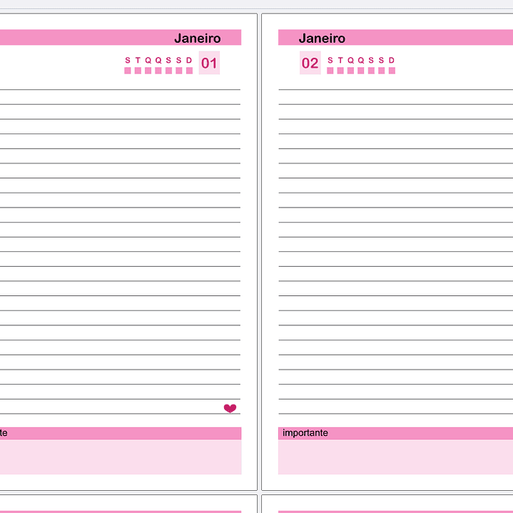 Arquivo Agenda A5 Borboleta Floral Rosa 2025 - jana bicalho 2