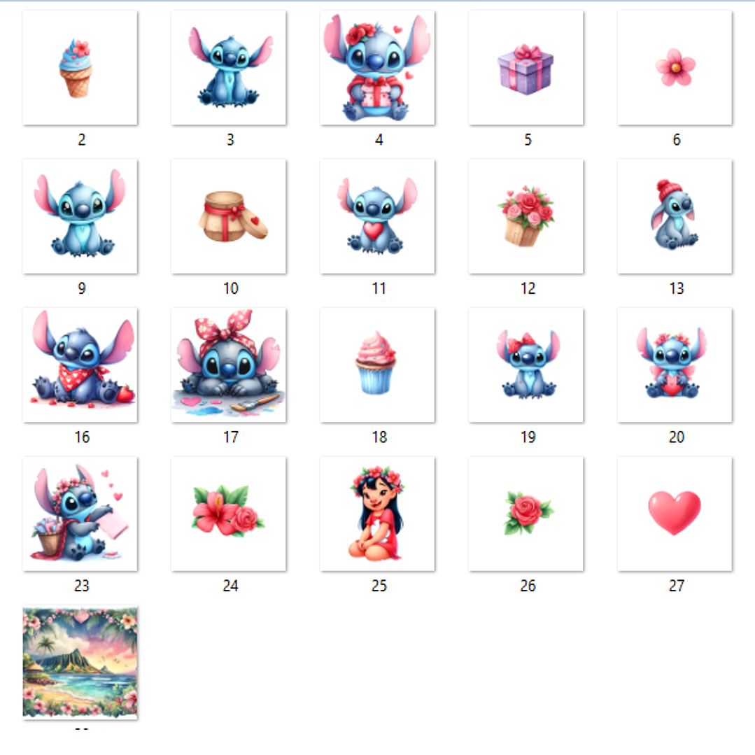 Kit Digital Stitch Namorados  2