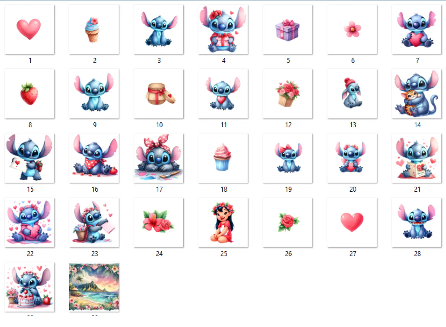 Kit Digital Stitch Namorados  2