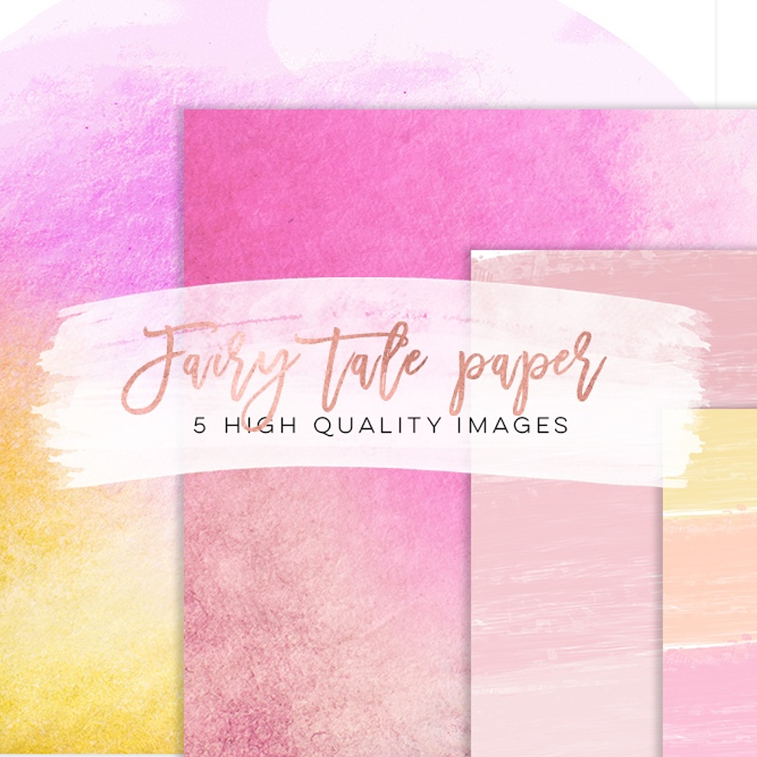 Kit Digital Papéis Fadas  1