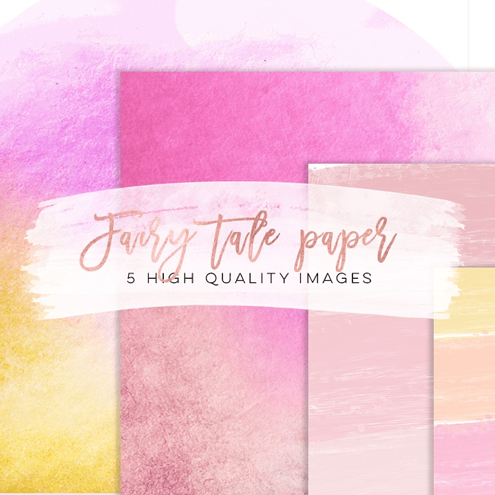 Kit Digital Papéis Fadas  1