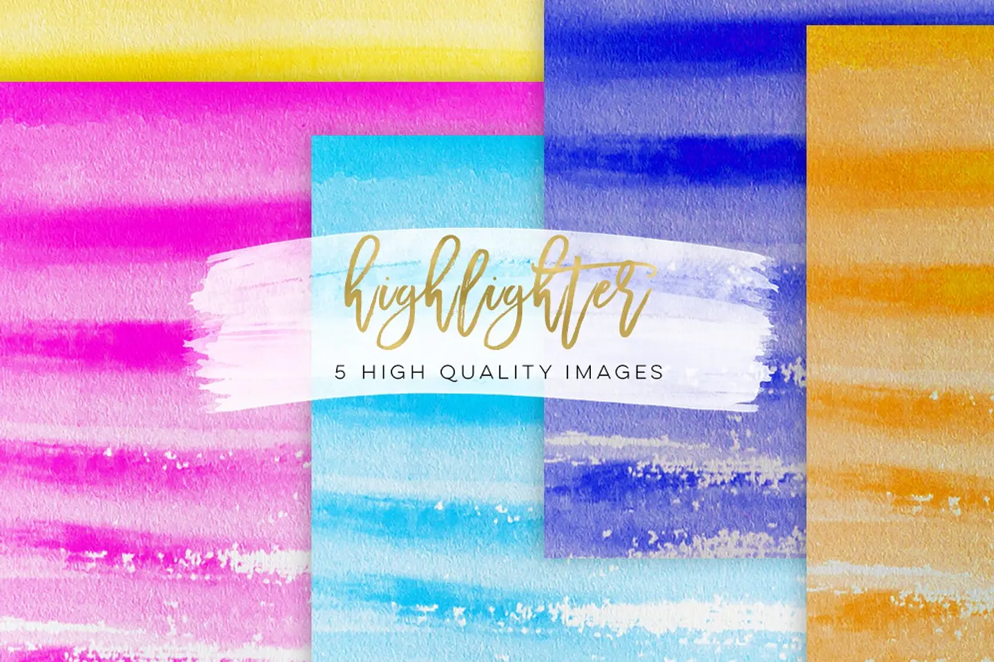 Kit Digital Papéis Coloridos Marcadores  1