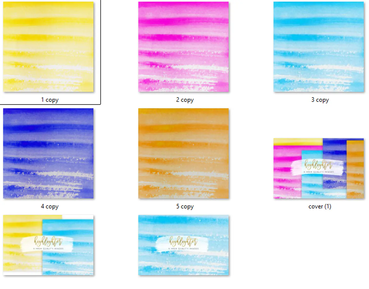 Kit Digital Papéis Coloridos Marcadores  2