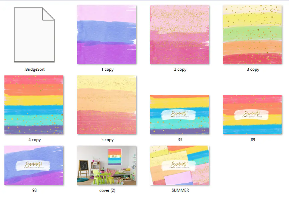 Kit Digital Papéis Summer  2