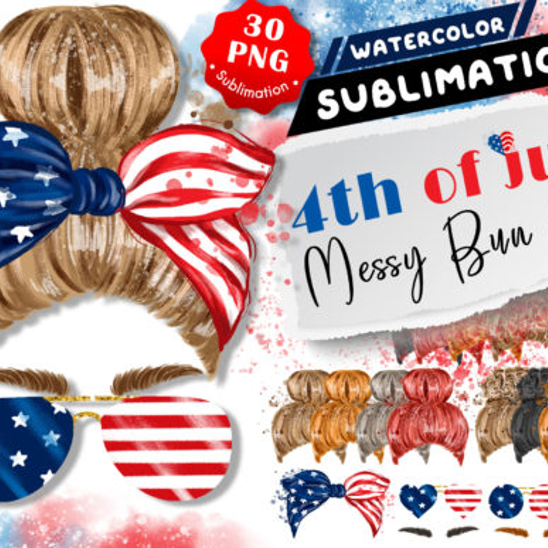 Kit Digital 4 de Julho Cabelos  1