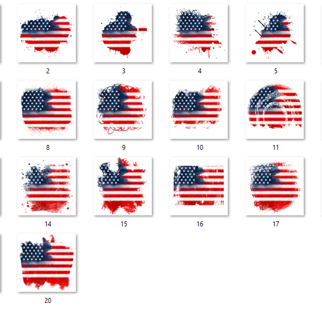 Kit Digital Papéis 4 de Julho  2