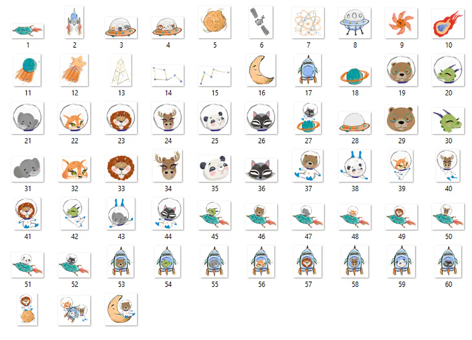 Kit Digital Animais Astronautas 2 2