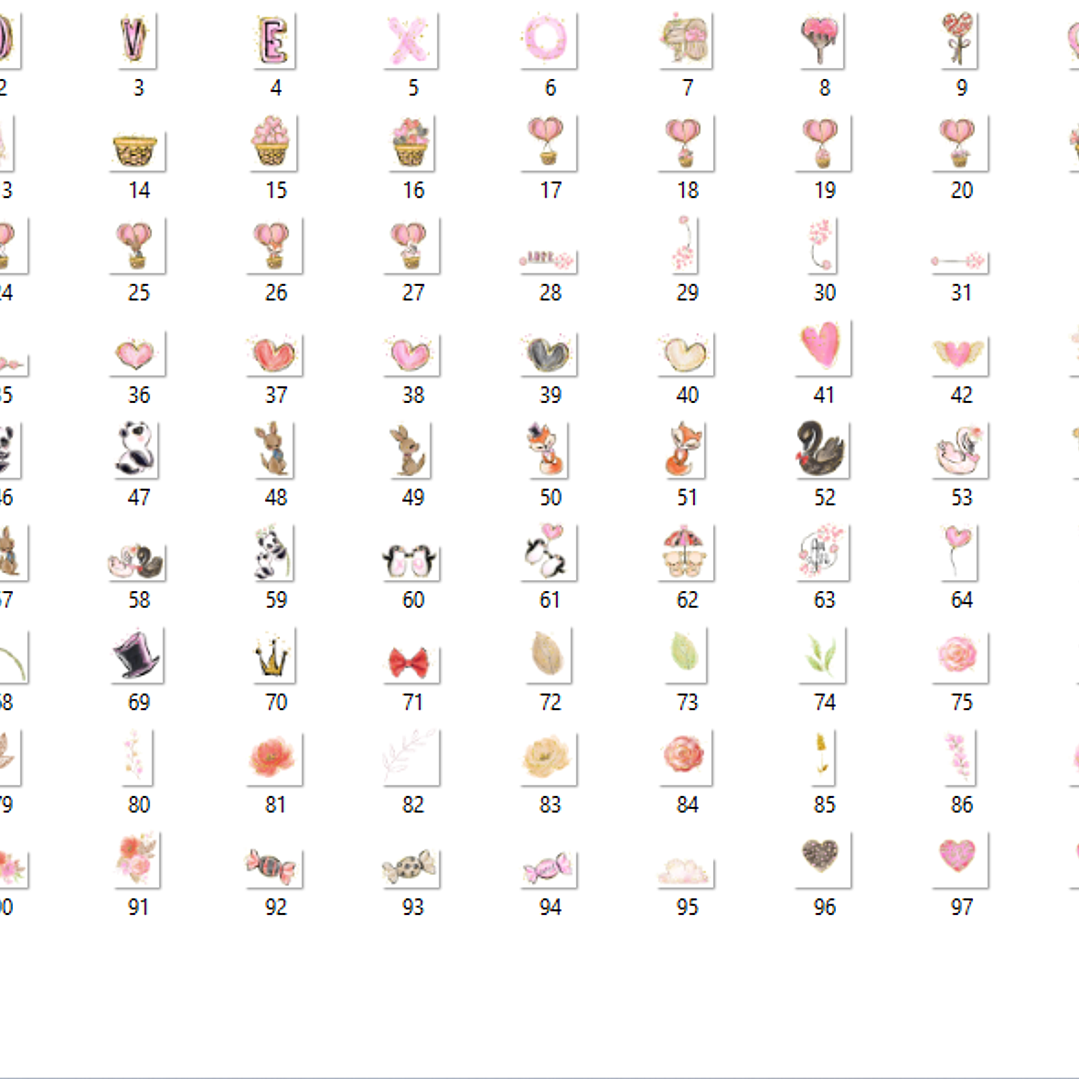 Kit Digital Animais Namorados  2