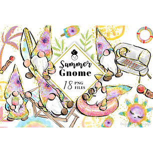 Kit Digital Summer Gnomos