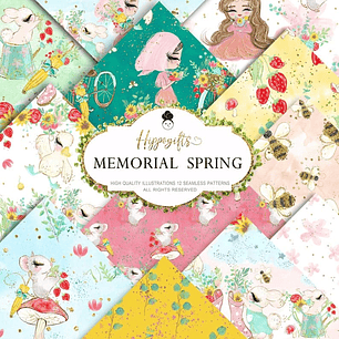 Kit Digital Papéis Aquarela 