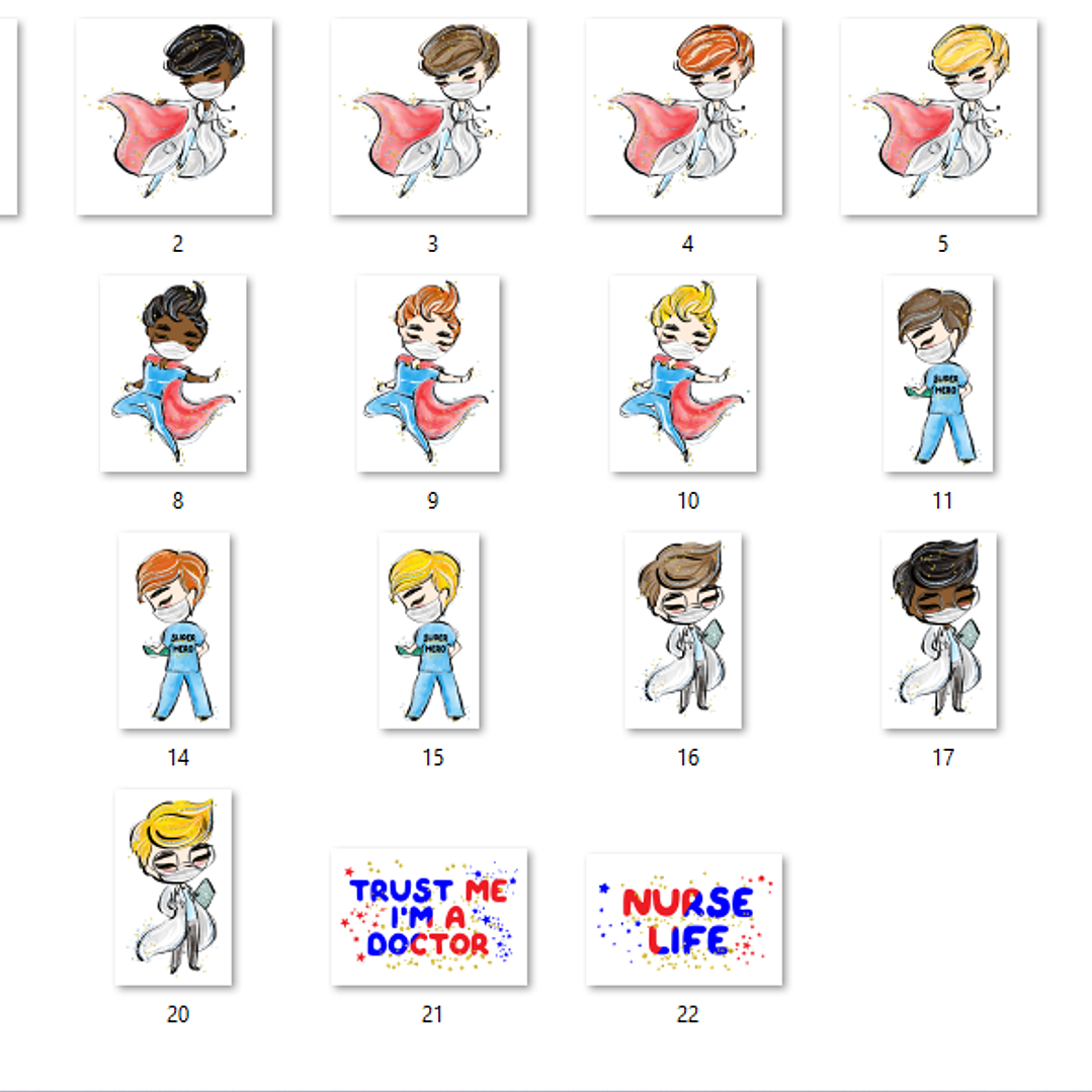 kit Digital Médicos e Enfermeiros Heróis  2