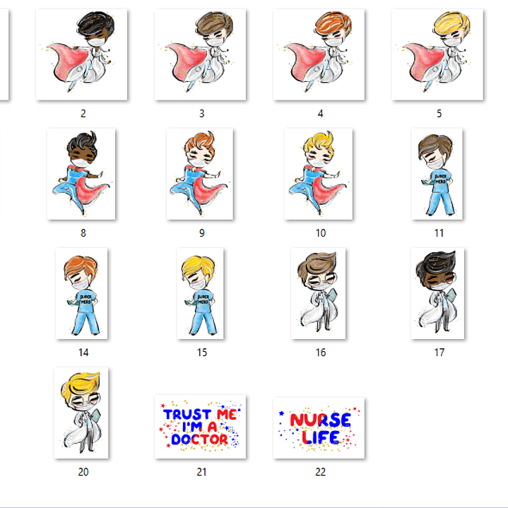 kit Digital Médicos e Enfermeiros Heróis  2