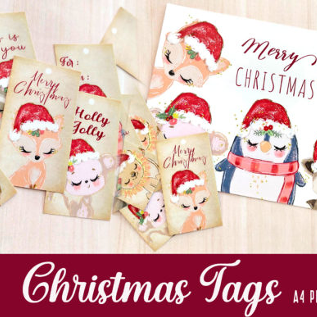 Kit Digital Tags Natal  1