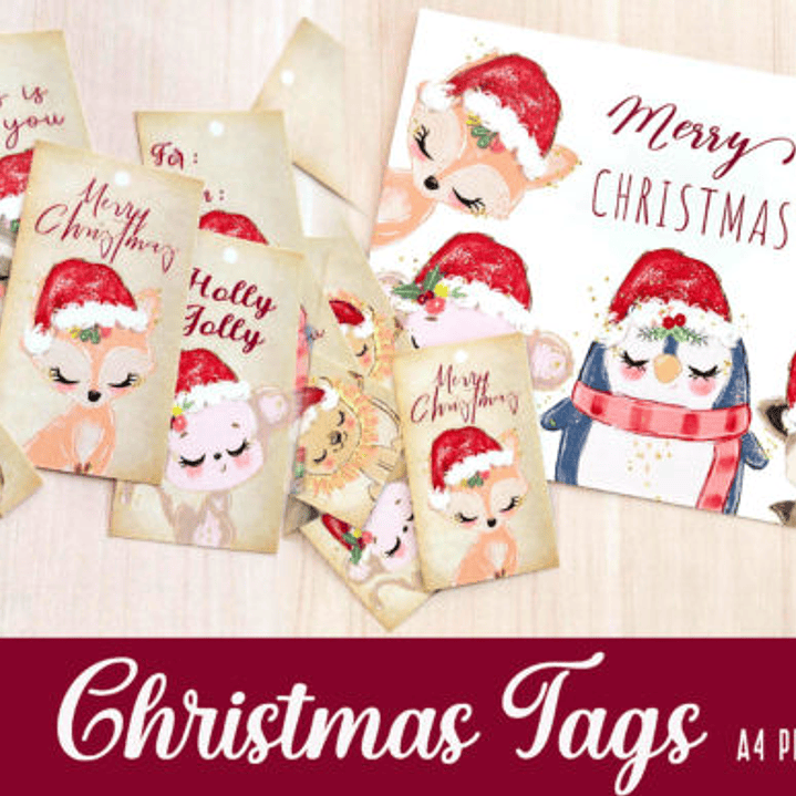 Kit Digital Tags Natal  1