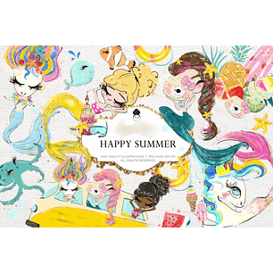 Kit Digital Sereias Summer 