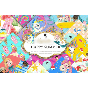 Kit Digital Papéis Tropical 